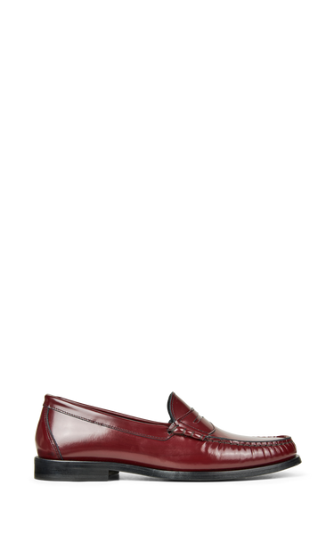 Burgundy loafers