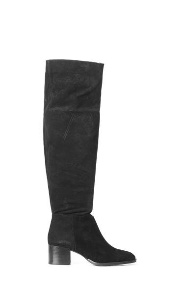 Overknee suede