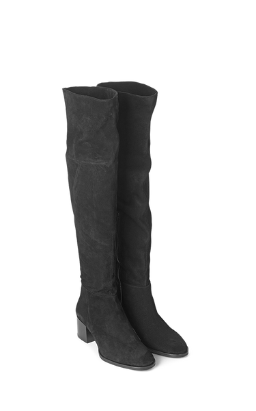 Overknee suede