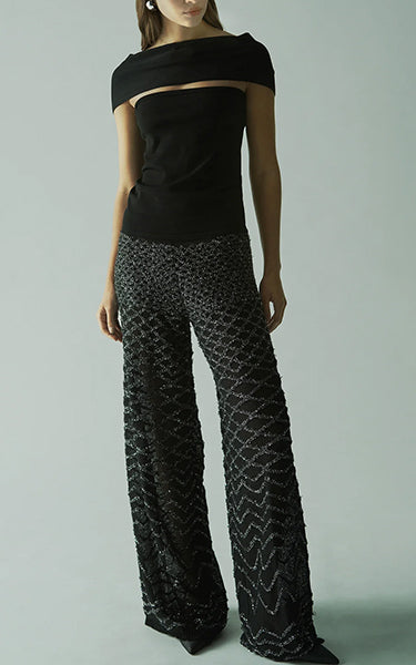 Sequined Trousers