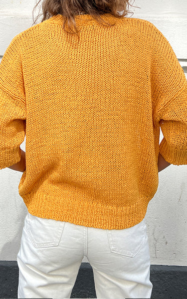 Orange Knit