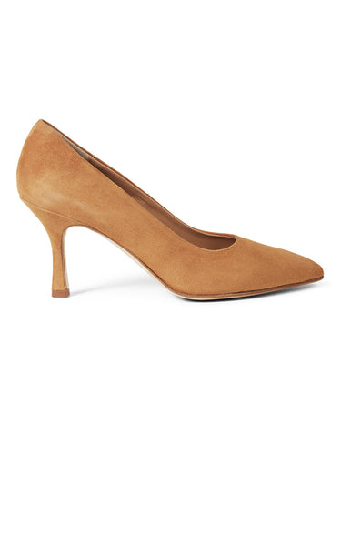 New suede pump
