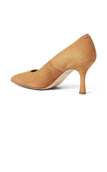 New suede pump