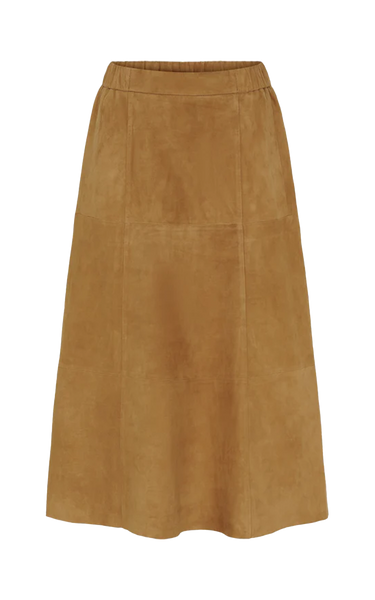 Suede skirt