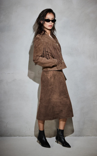 Midi suede