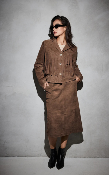 Midi suede