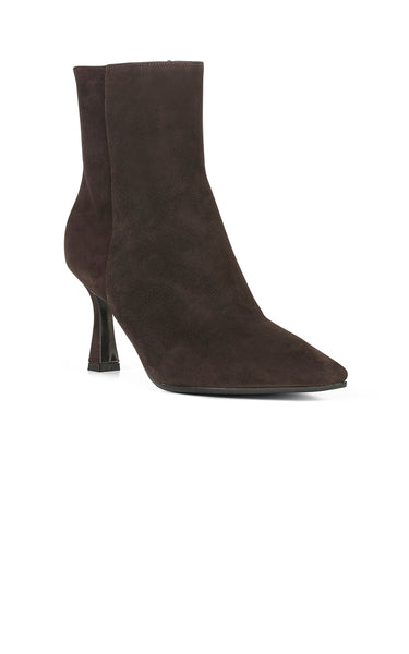 Suede high heel