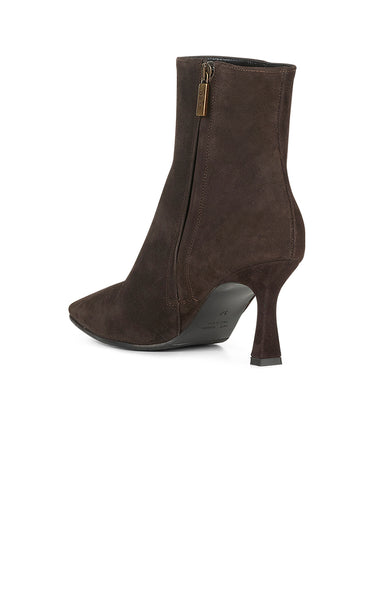 Suede high heel